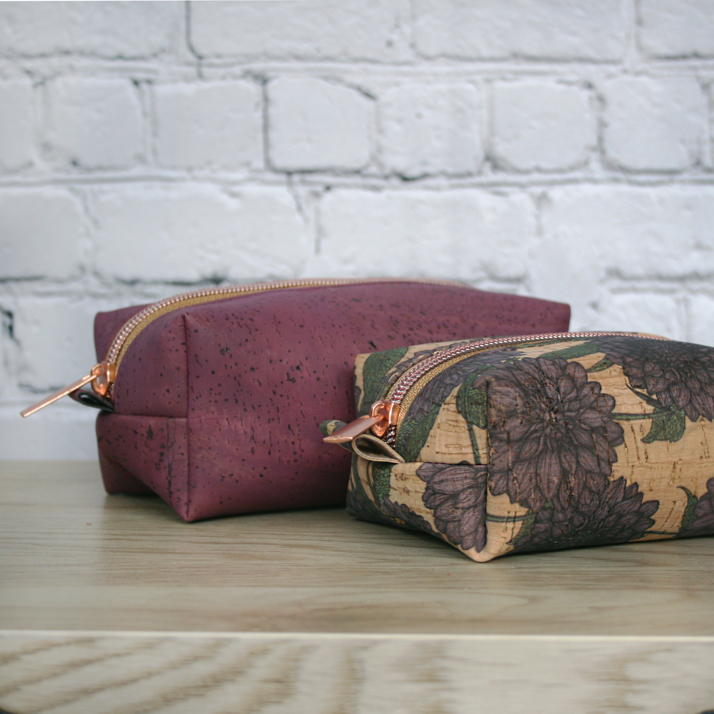 The Edward Boxy Pouches - Purple Meadows