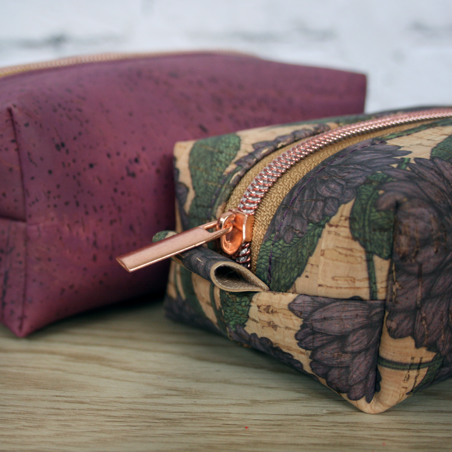 The Edward Boxy Pouches - Purple Meadows