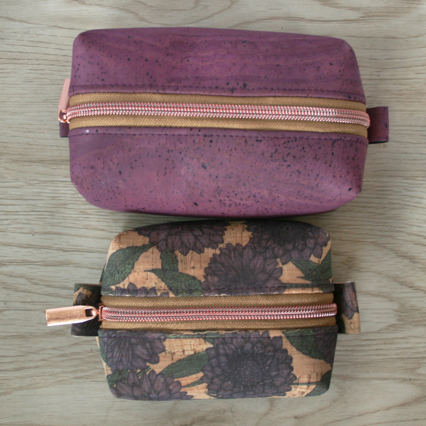 The Edward Boxy Pouches - Purple Meadows