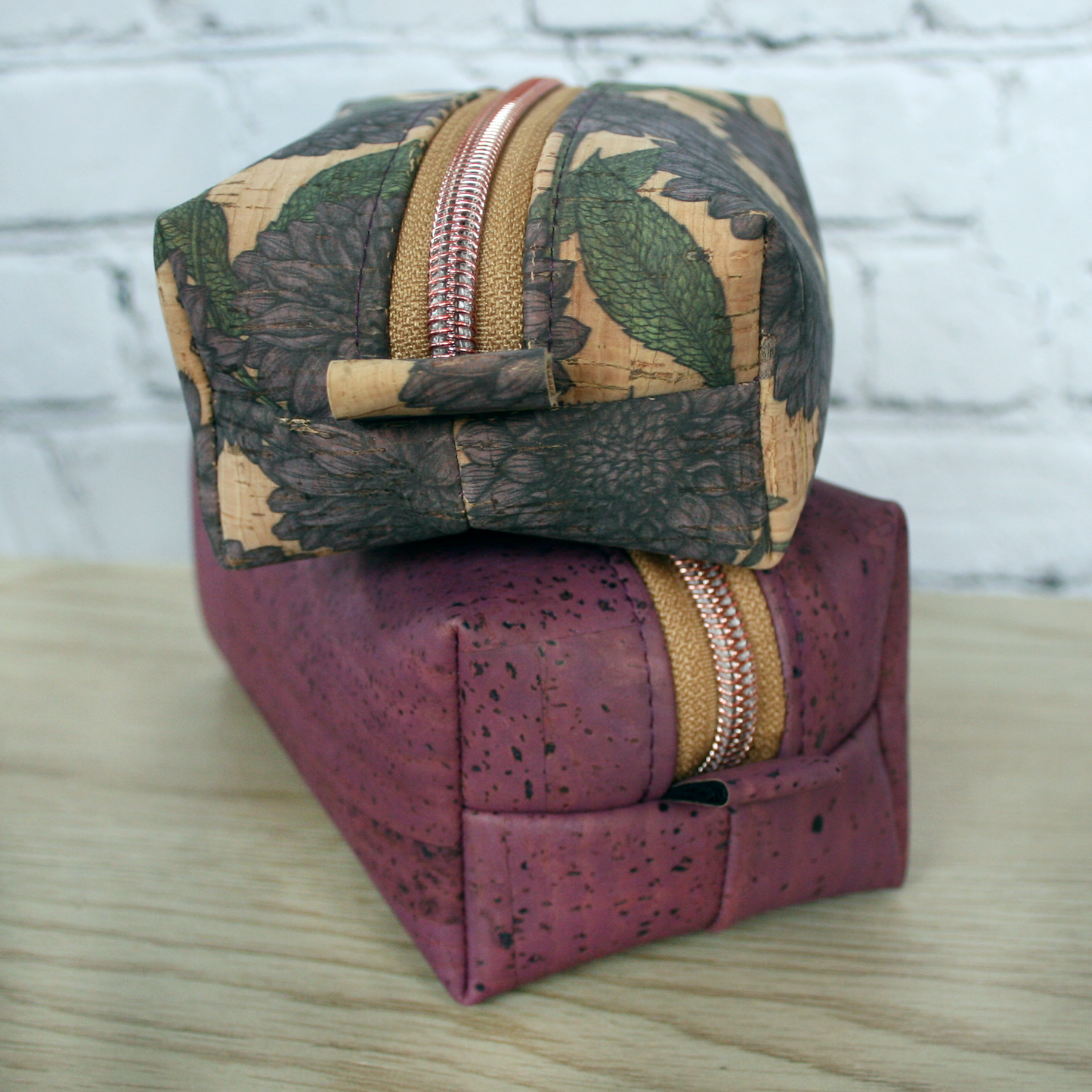 The Edward Boxy Pouches - Purple Meadows