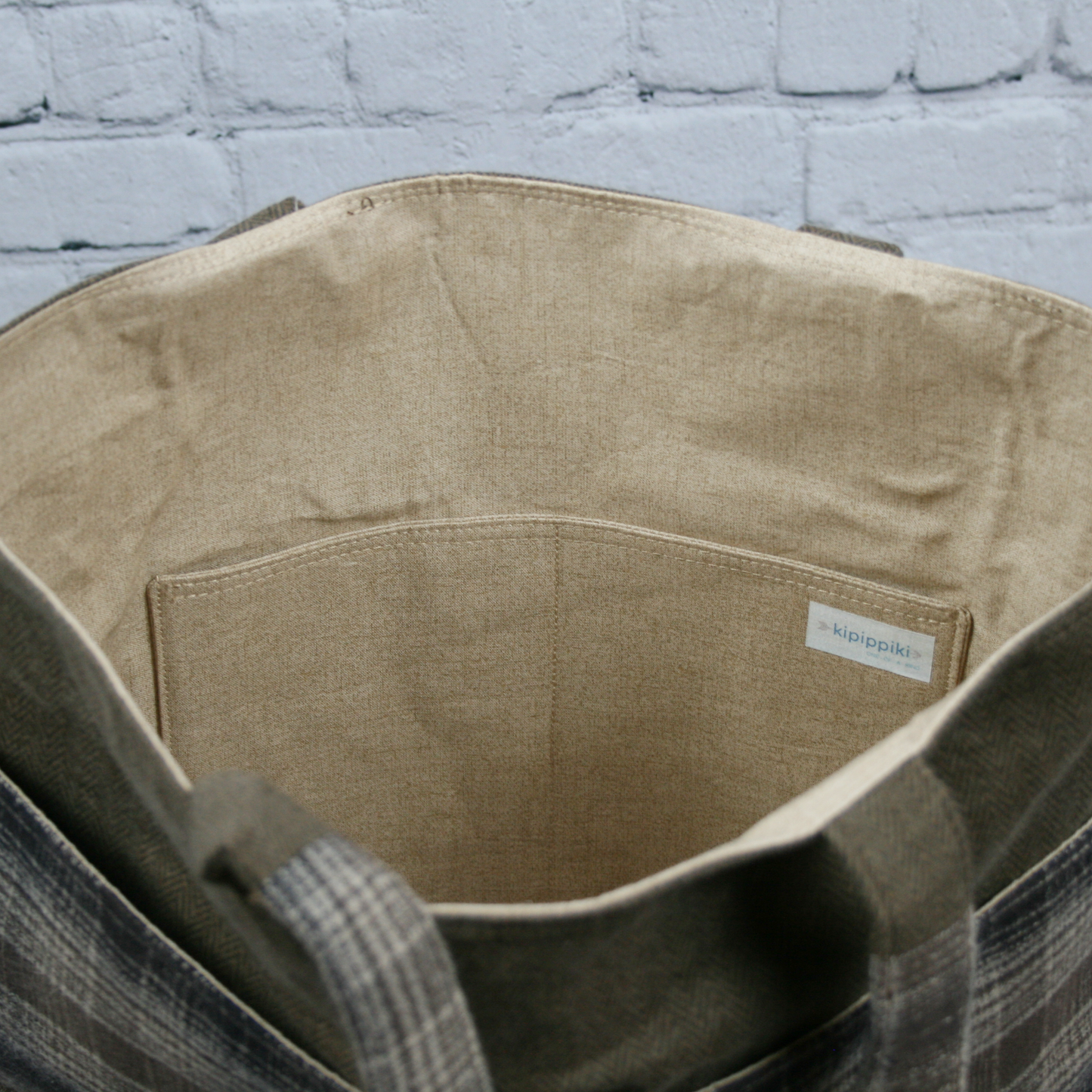 The Gilbert Tote - Woods Plaid