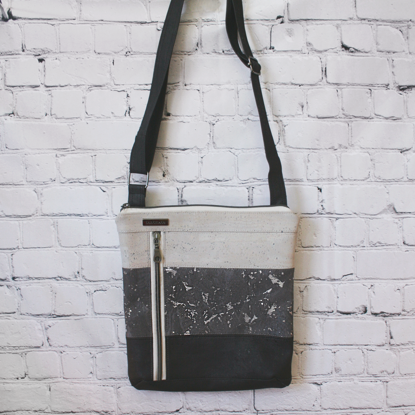 The Emma Crossbody - Greyscale