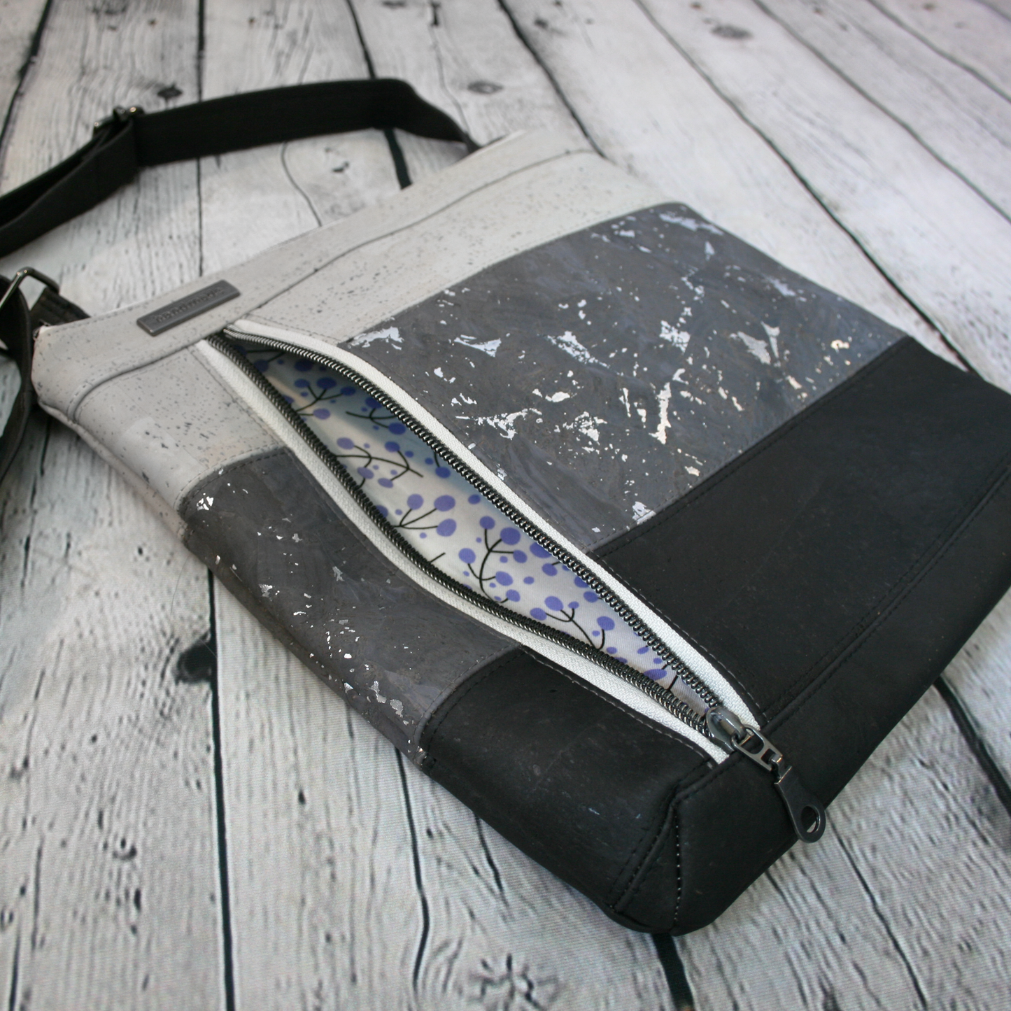 The Emma Crossbody - Greyscale