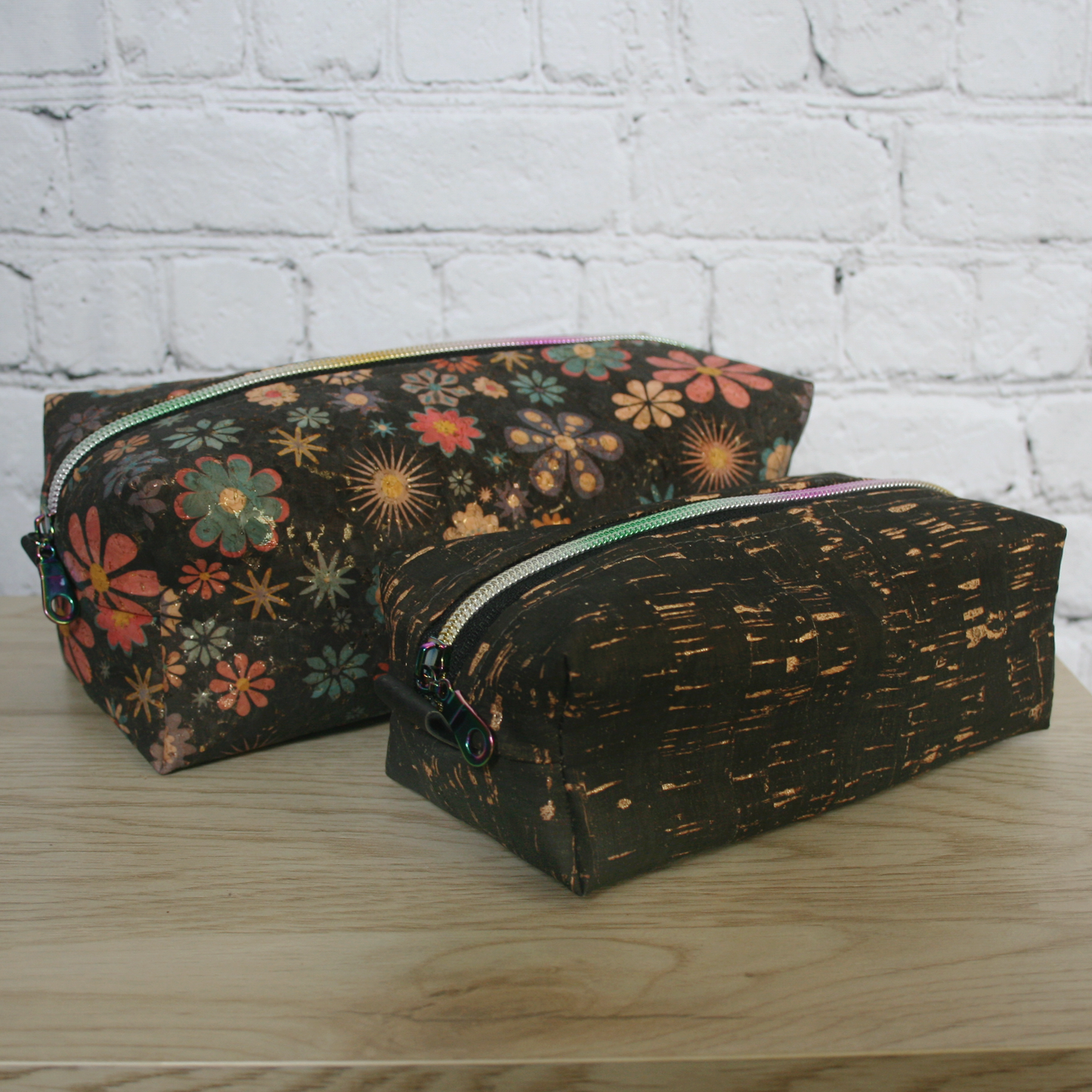 The Edward Boxy Pouches - Hippie Flowers