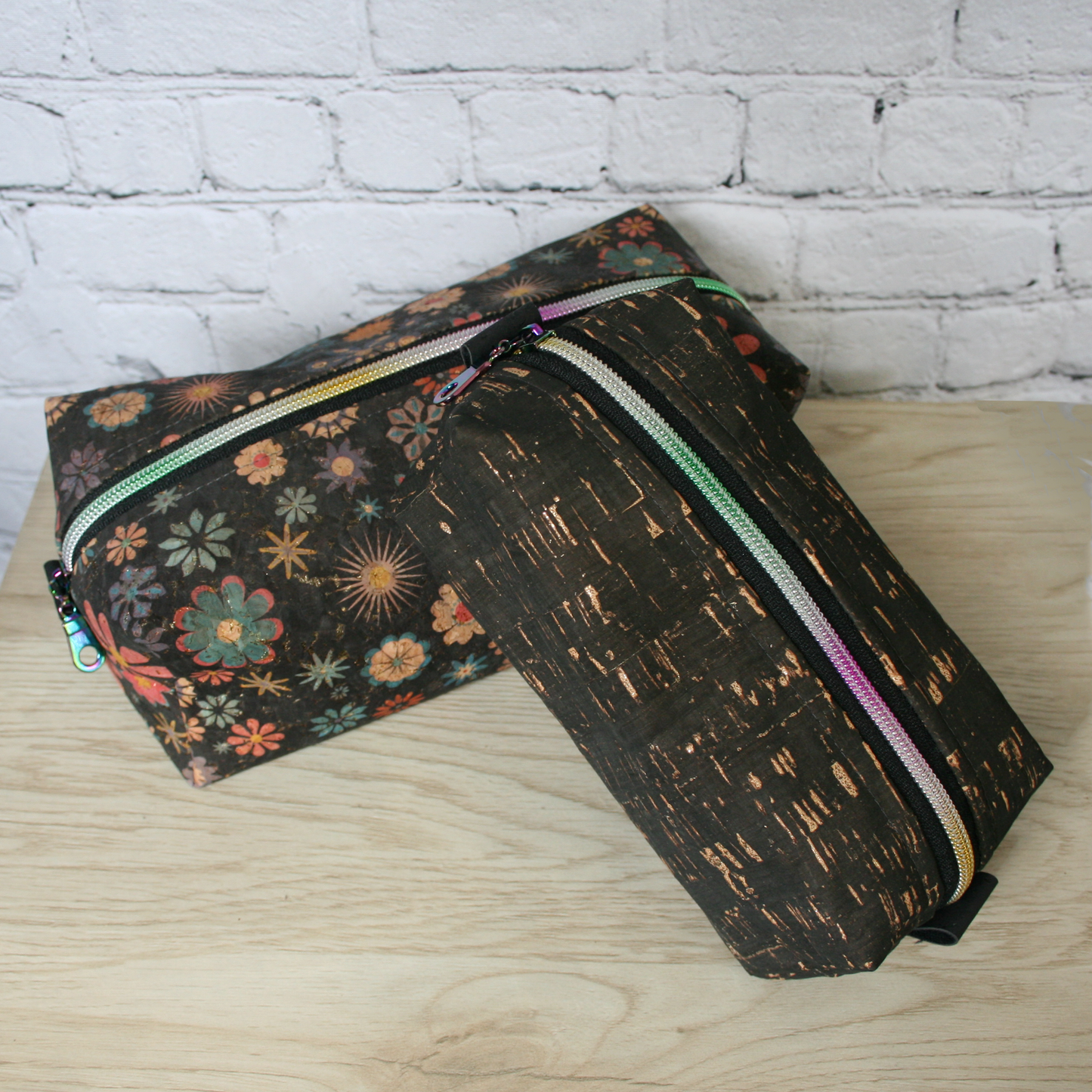 The Edward Boxy Pouches - Hippie Flowers