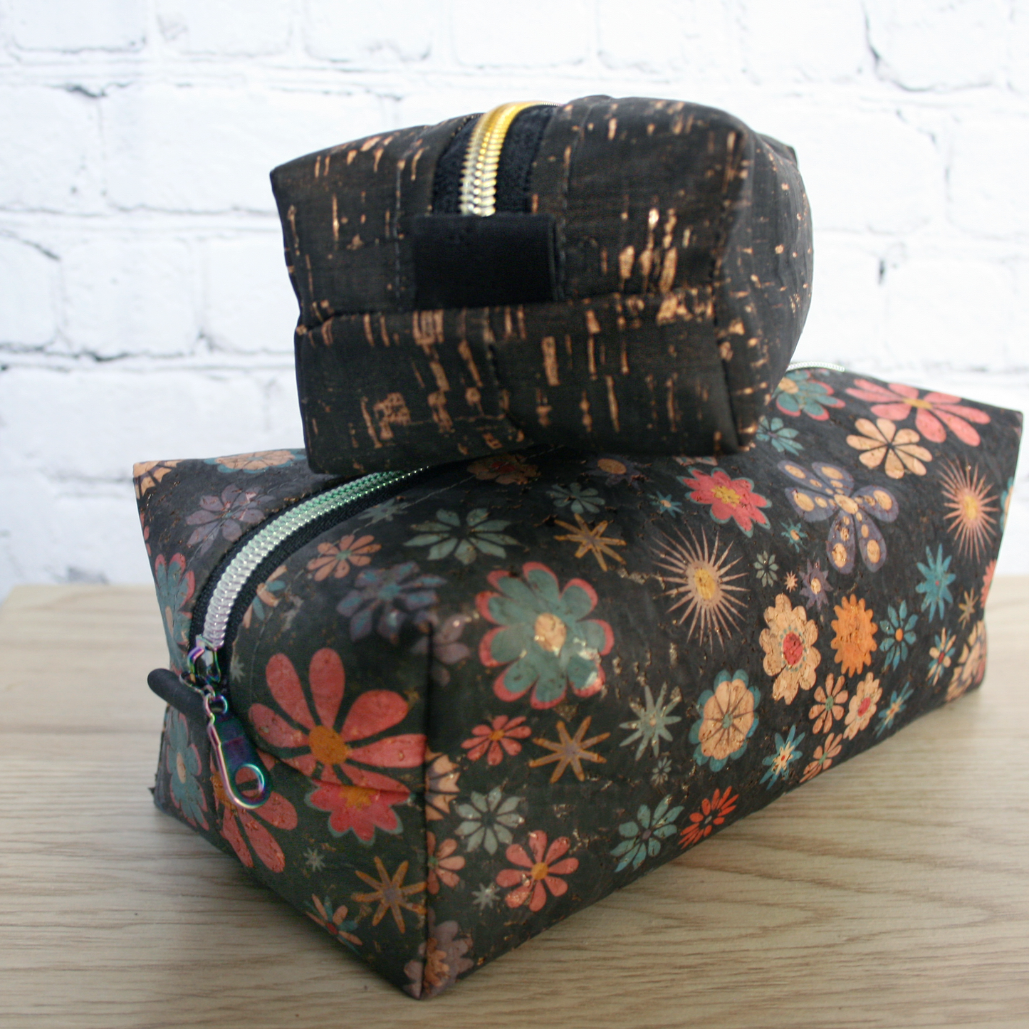 The Edward Boxy Pouches - Hippie Flowers