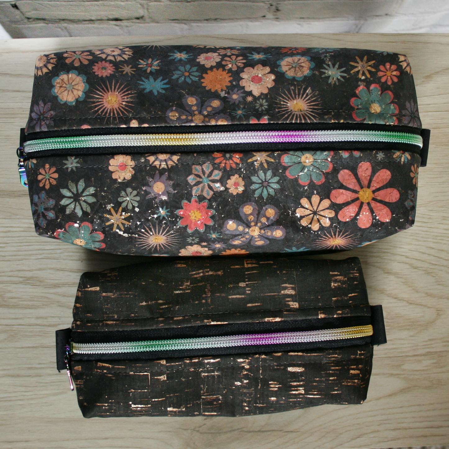 The Edward Boxy Pouches - Hippie Flowers