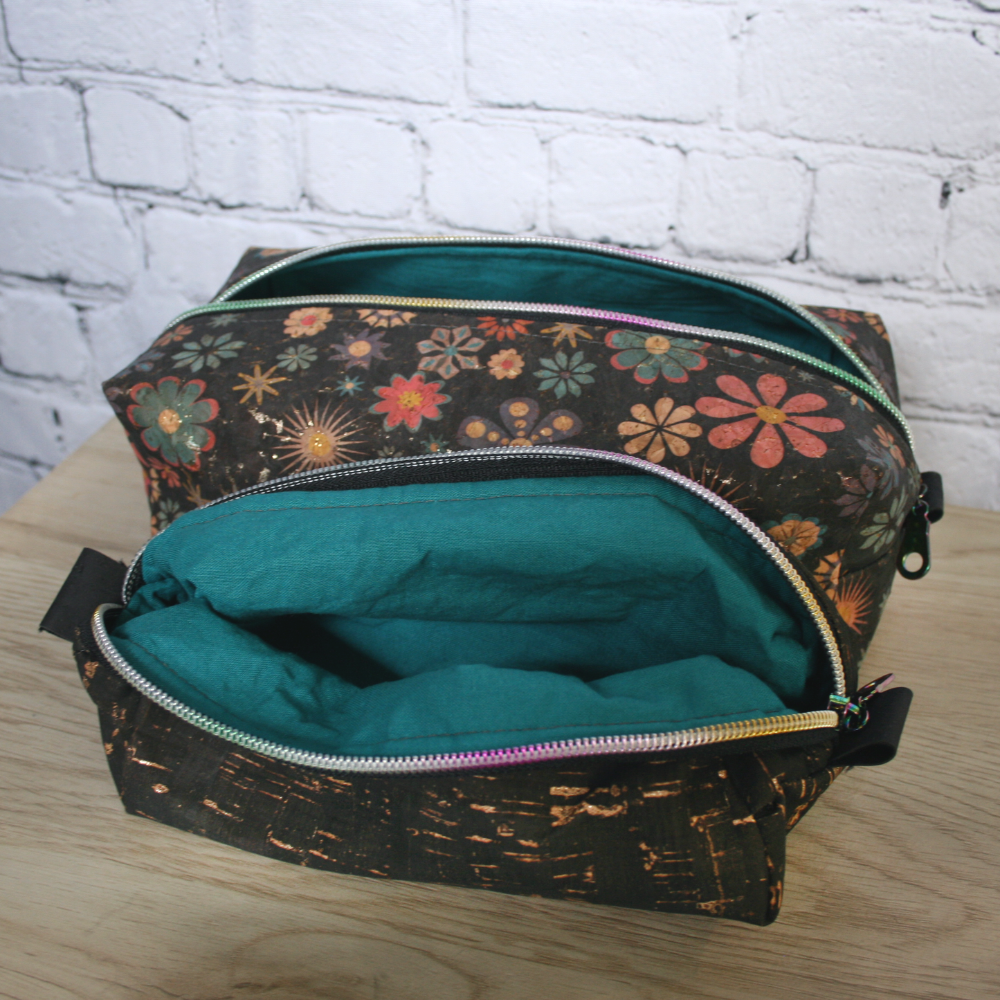 The Edward Boxy Pouches - Hippie Flowers