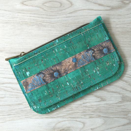 The Lucy Wallet - Stitched Floral