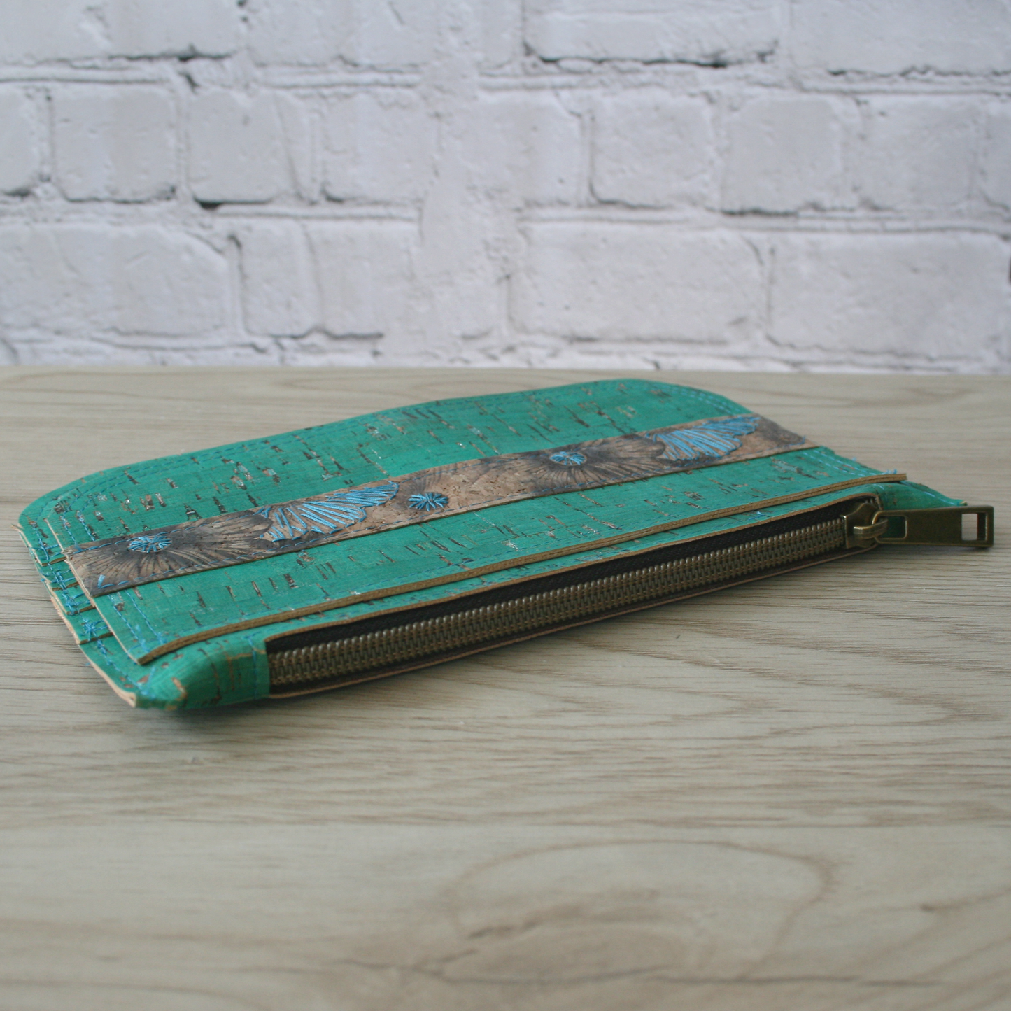 The Lucy Wallet - Stitched Floral