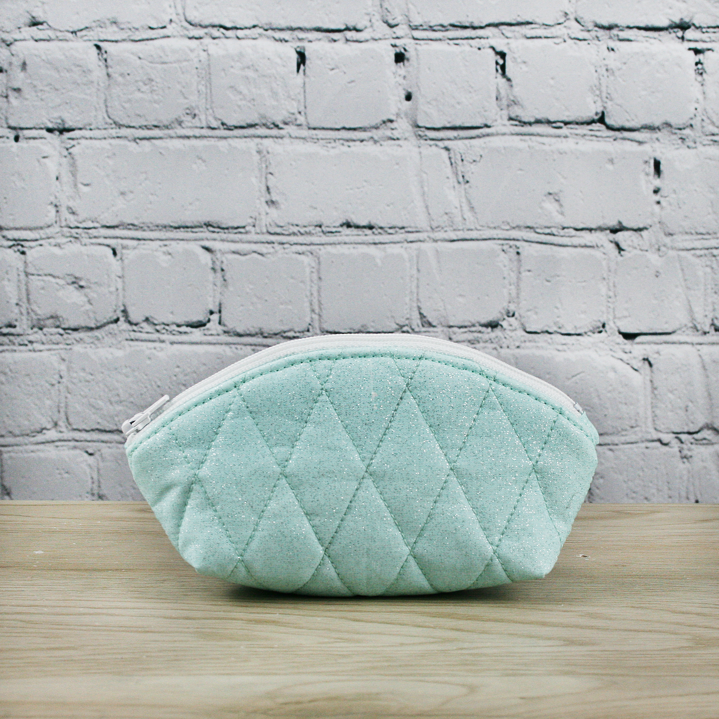 The Laura Mini Pouch - Seafoam Sparkles