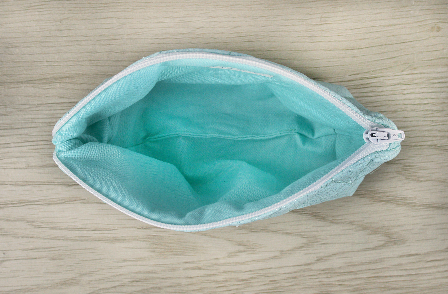 The Laura Mini Pouch - Seafoam Sparkles