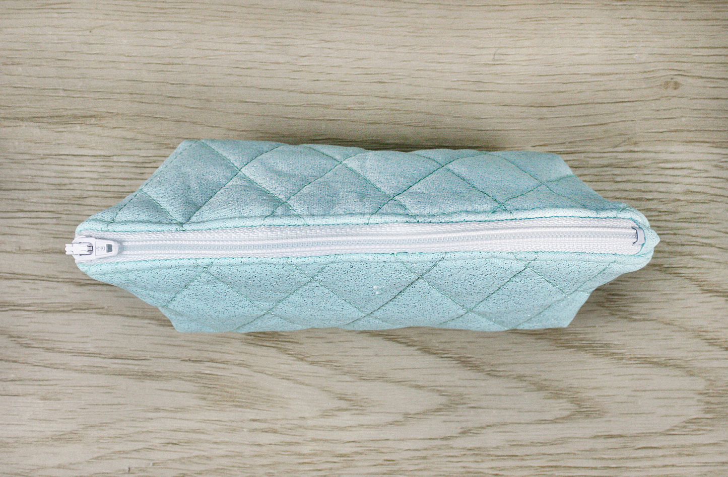 The Laura Mini Pouch - Seafoam Sparkles