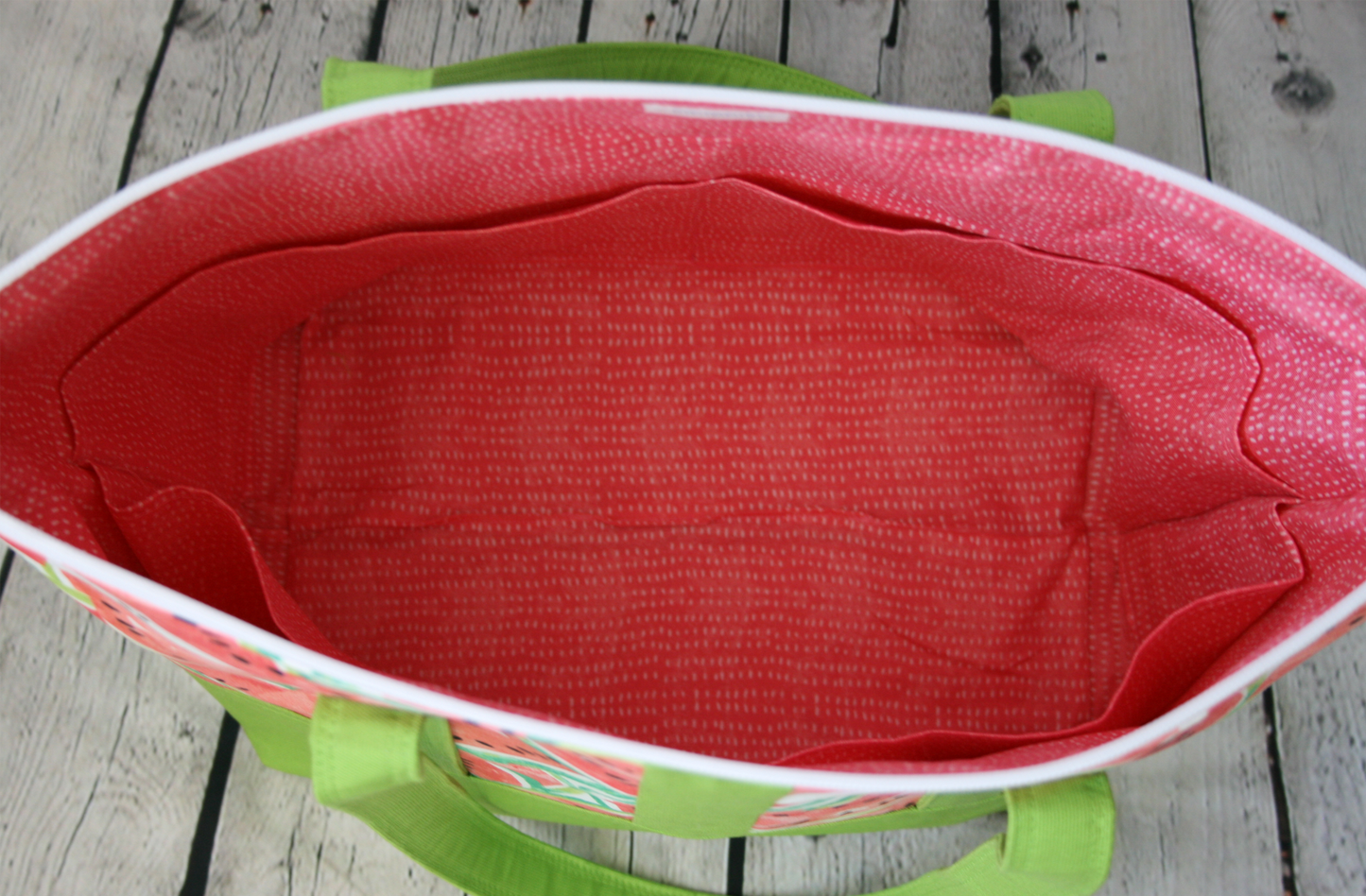 The Charlotte Tote - Watermelon