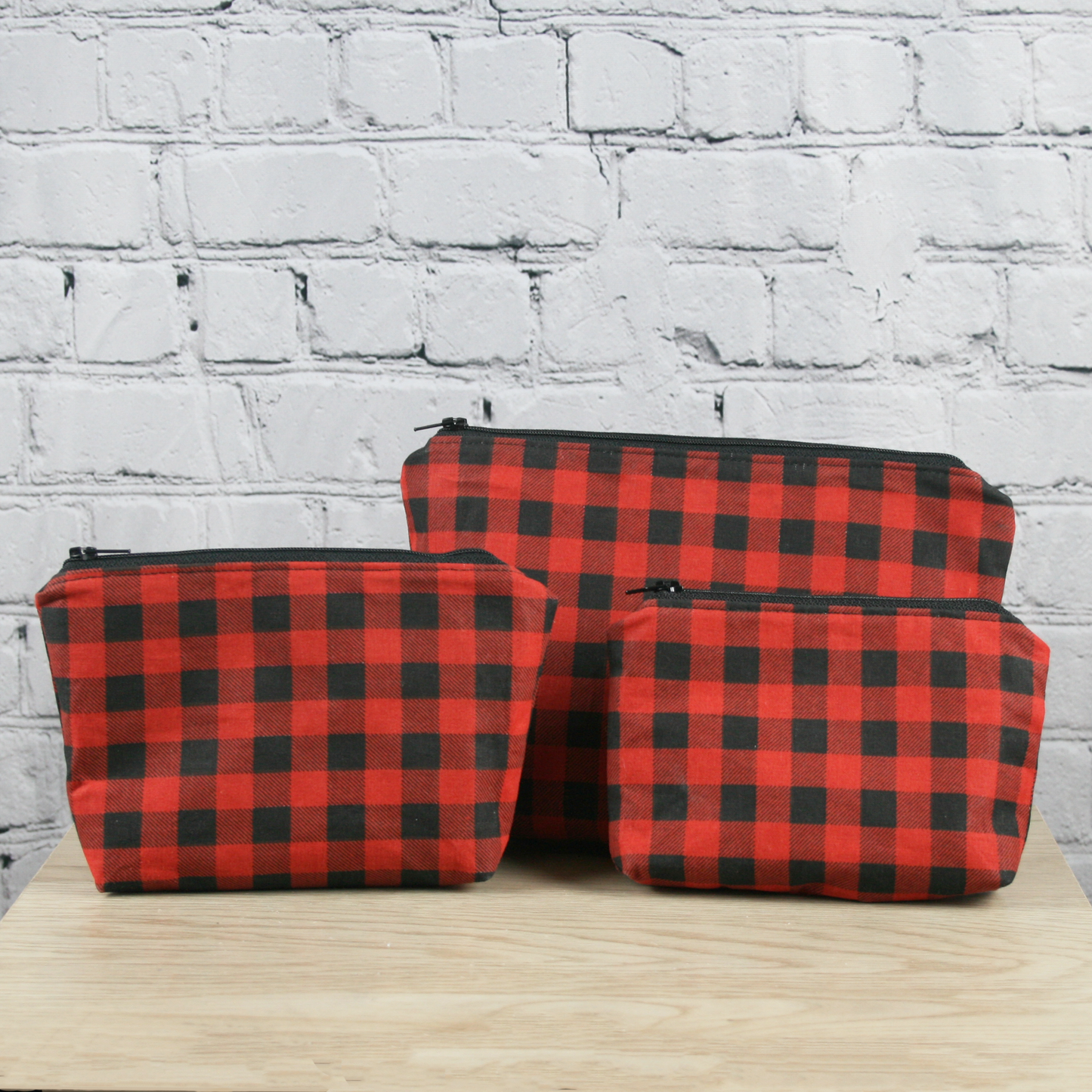 The Sophy Pouches - Buffalo Plaid