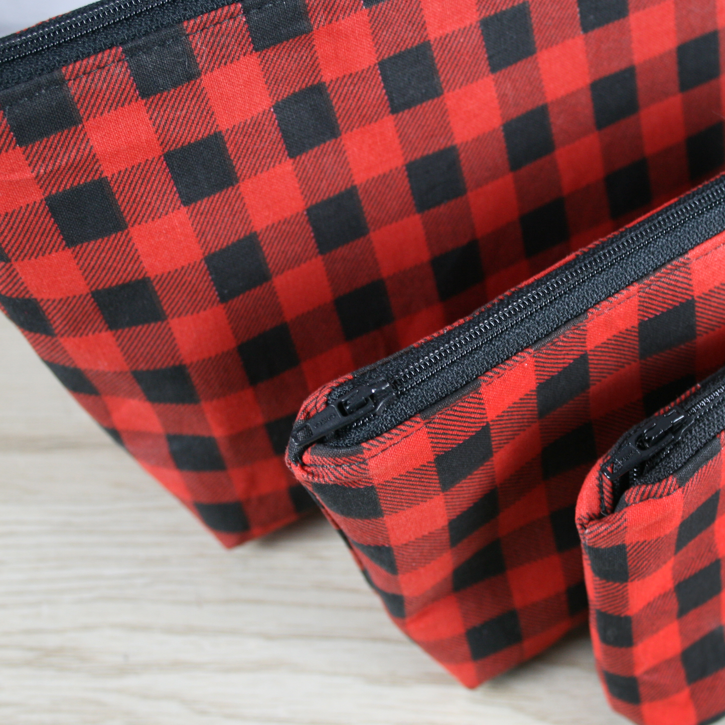 The Sophy Pouches - Buffalo Plaid